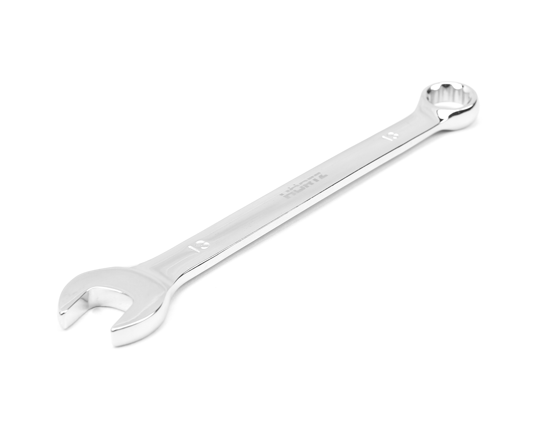 Ключ гаечный комбинированный удлиненный 13х13 мм хромирование HORTZ