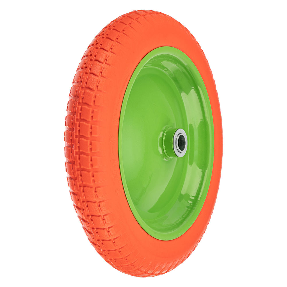 Колесо полиуретановое 3.00-8, длина оси 90 мм, подшипник 20 мм Сибртех (689765)