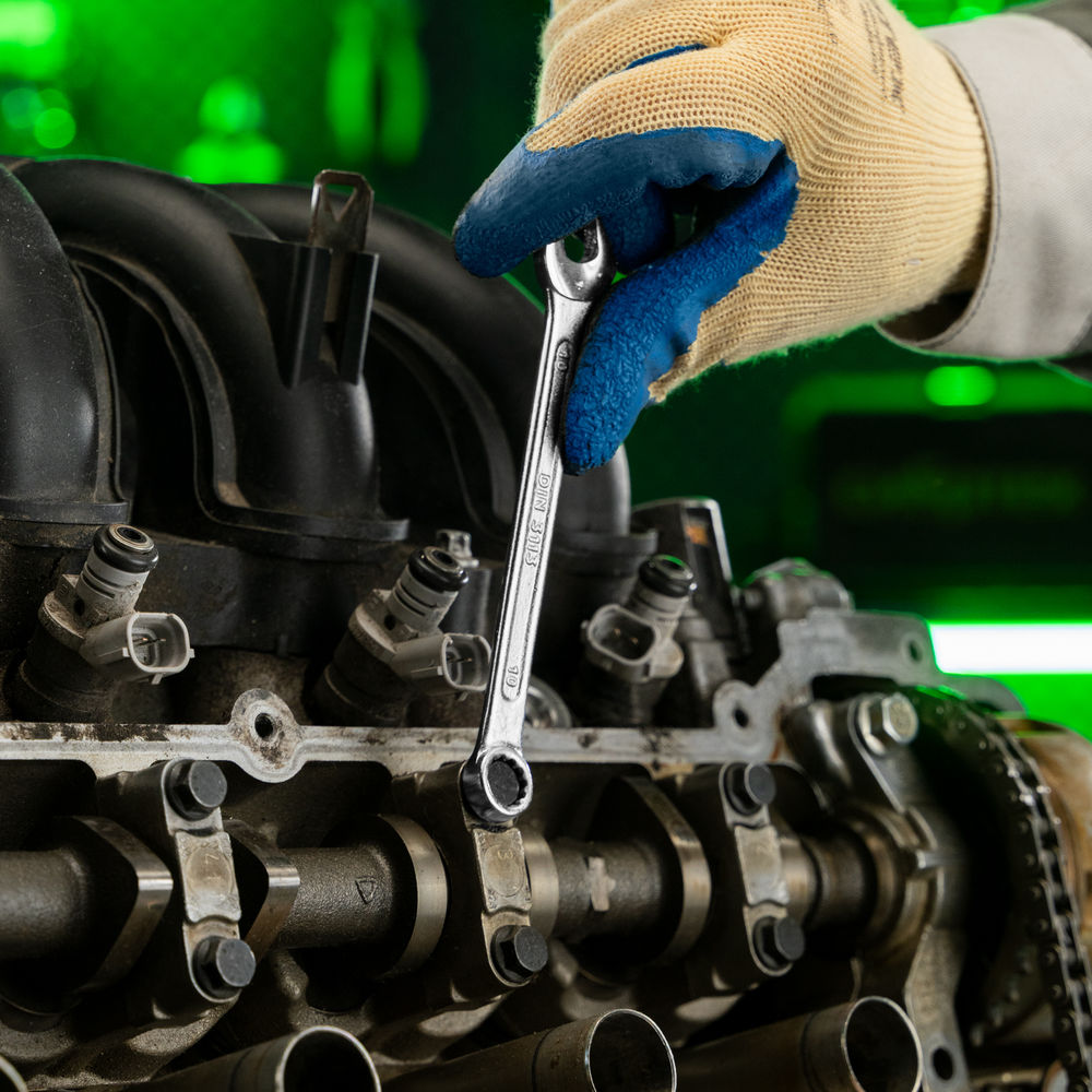 Набор ключей комбинированных, 6-22 мм, CrV, 12 шт Сибртех