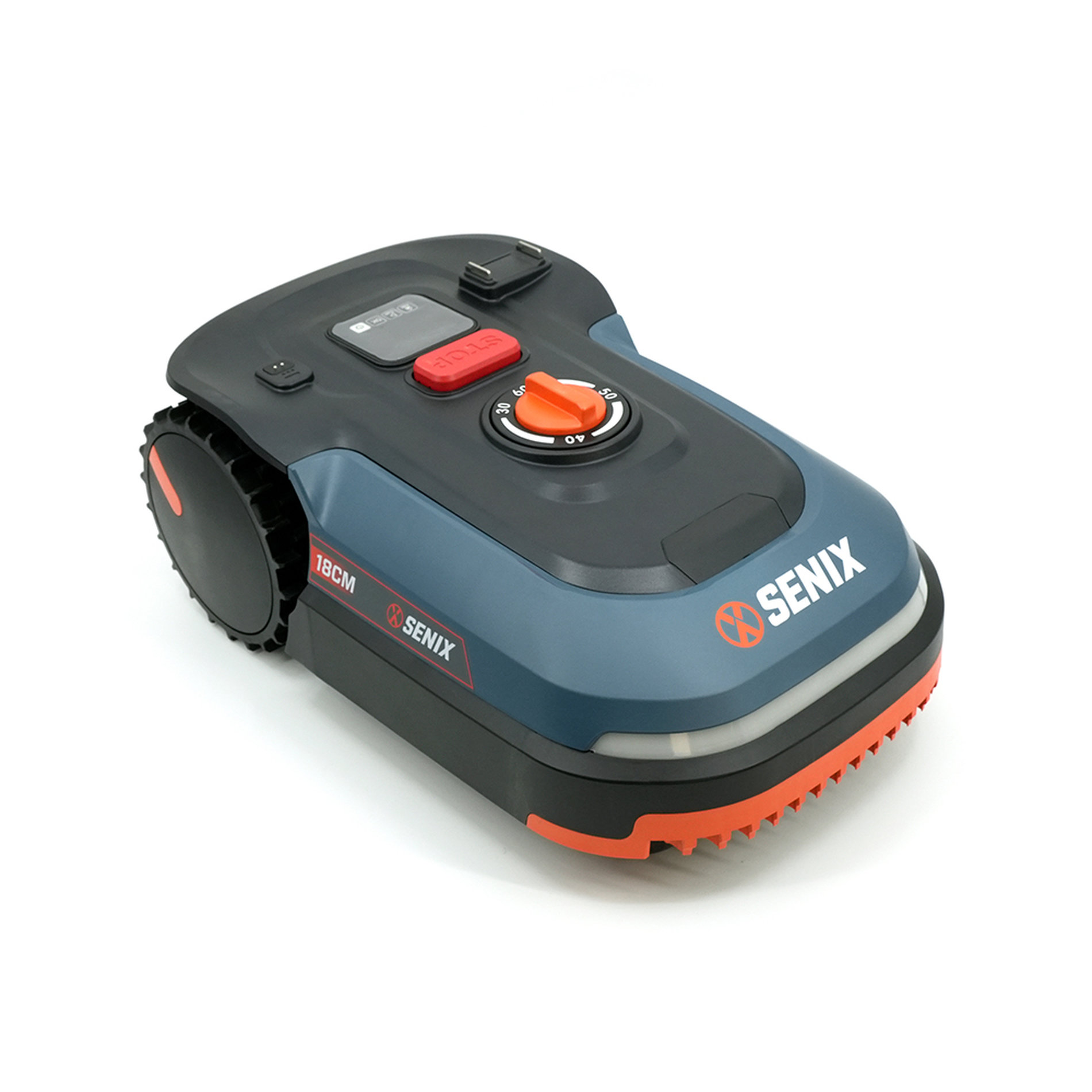 Робот газонокосилка, 18 см, в комплекте 1 батарея 2Ач, Зарядная станция. X2 20В