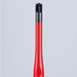 Отвёртка VDE PlusMinus Pozidriv PZ/S 2 x 100 мм, с узким концом, длина 212 мм, диэлектрическая (KN-982502SLS)