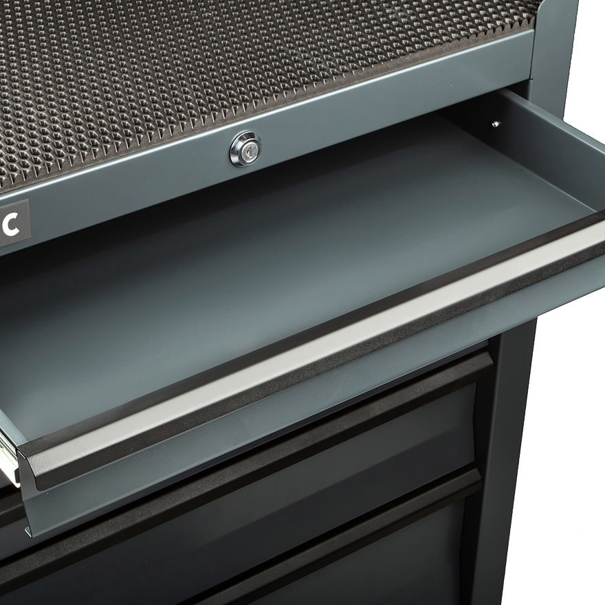 Тележка инструментальная 5 полочная Standart серая RUNTEC RTSTD-5G