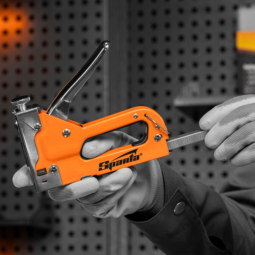 Скобы, 10 мм, для мебельного степлера, тип 53, 1000 шт, Sparta (41613)