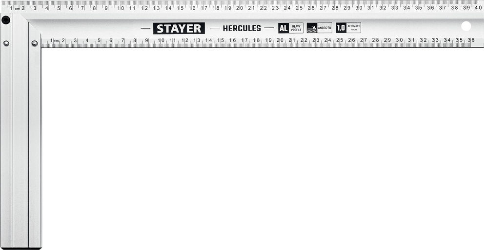 Угольник столярный 400 мм, жесткий STAYER Professional 3432-40