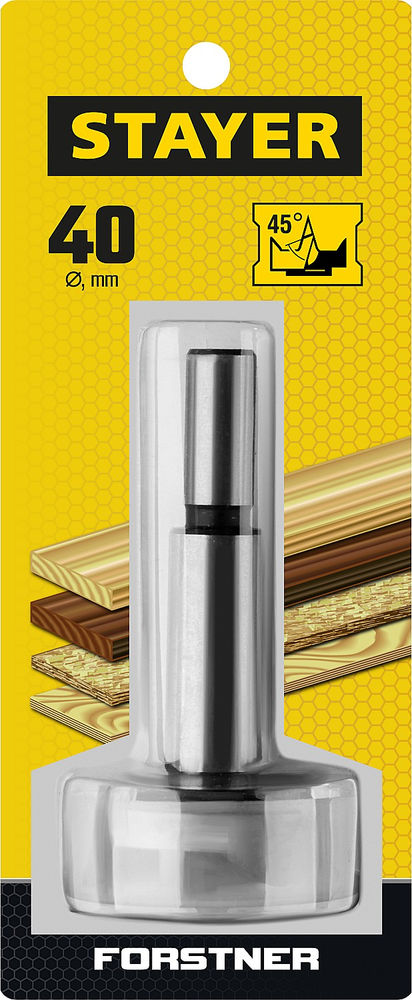 Сверло Форстнера по дереву Forstner, 40 мм, ДСП STAYER 29985-40_z01