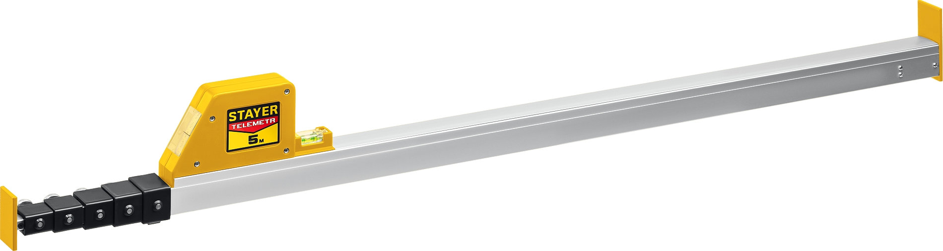 STAYER Telemetr, 5 м, телескопическая линейка, Professional (3420-05_z02)