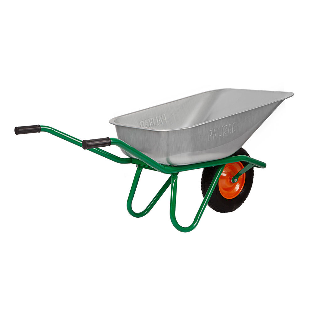 Тачка садово-строительная, усиленная, грузоподъемность 200 кг, объем 90 л Palisad (689183)