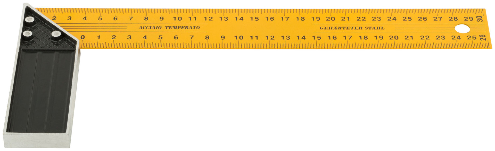 Угольник столярный желтый усиленный 300 мм (19430)