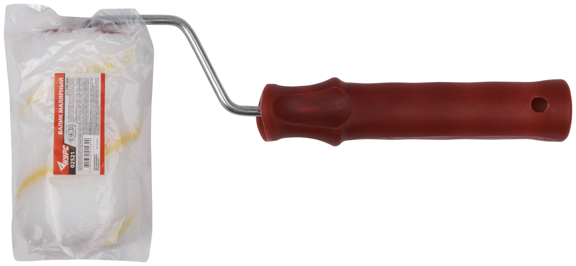 Валик полиакриловый, стержневая система, диам. 40/62 мм, ворс 11 мм, бюгель 6 мм, 100 мм (02521)