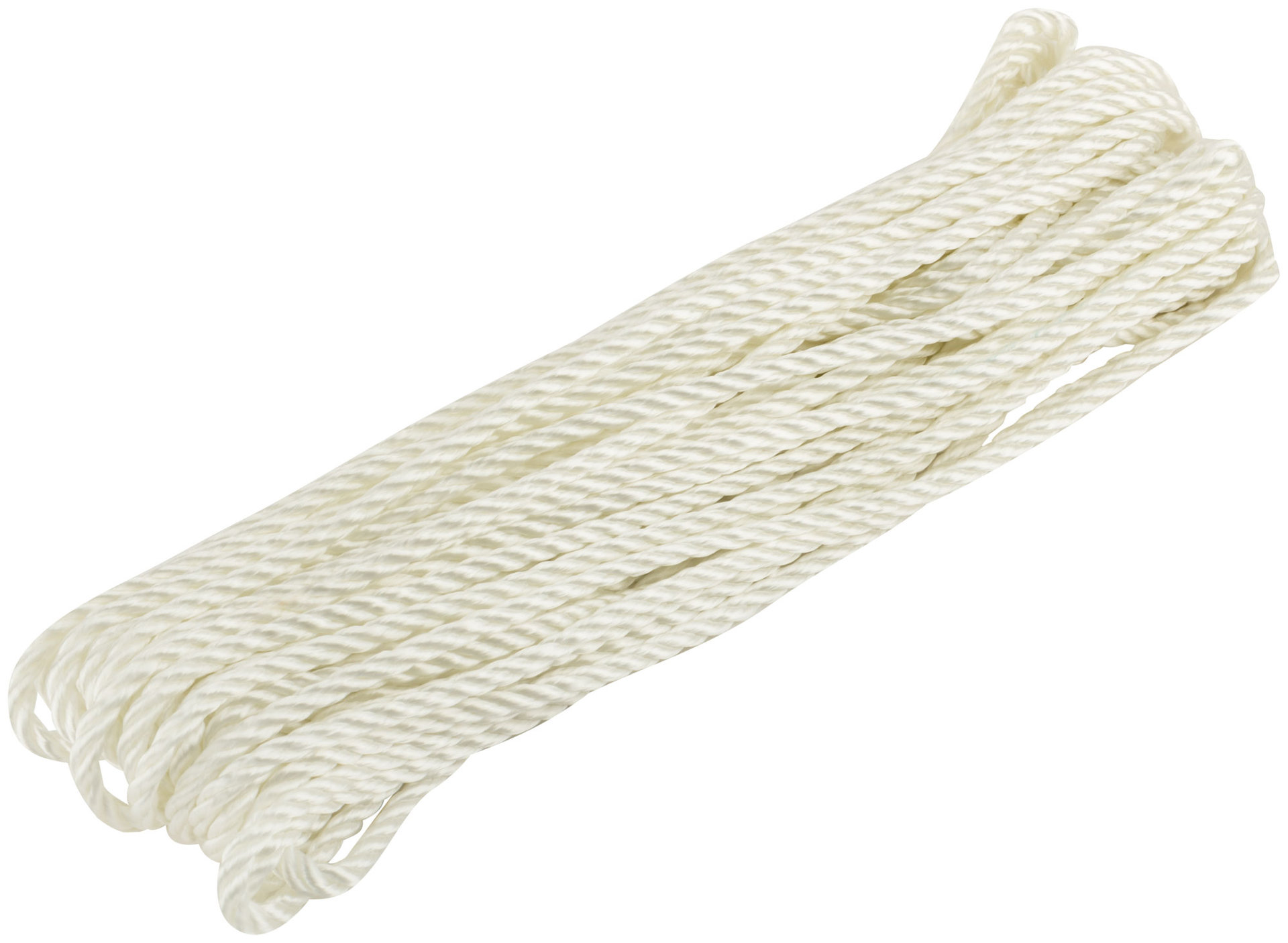 Веревка крученая капроновая 5 мм х 20 м, р/н= 270 кгс (68375)