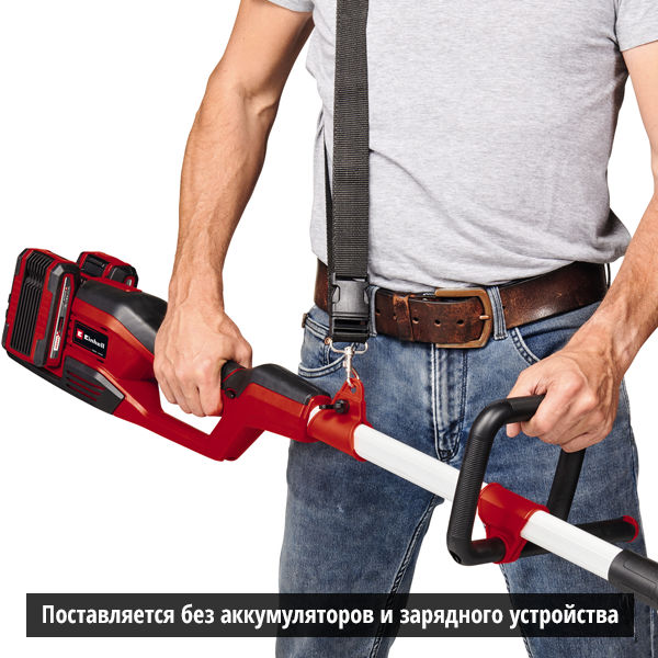 Высоторез-коса акк.4 в одном Einhell GE-LM 36/4in1 Li,2х18В,коса нож/леска,кусторез,ц.пила,без АКК (3410901)