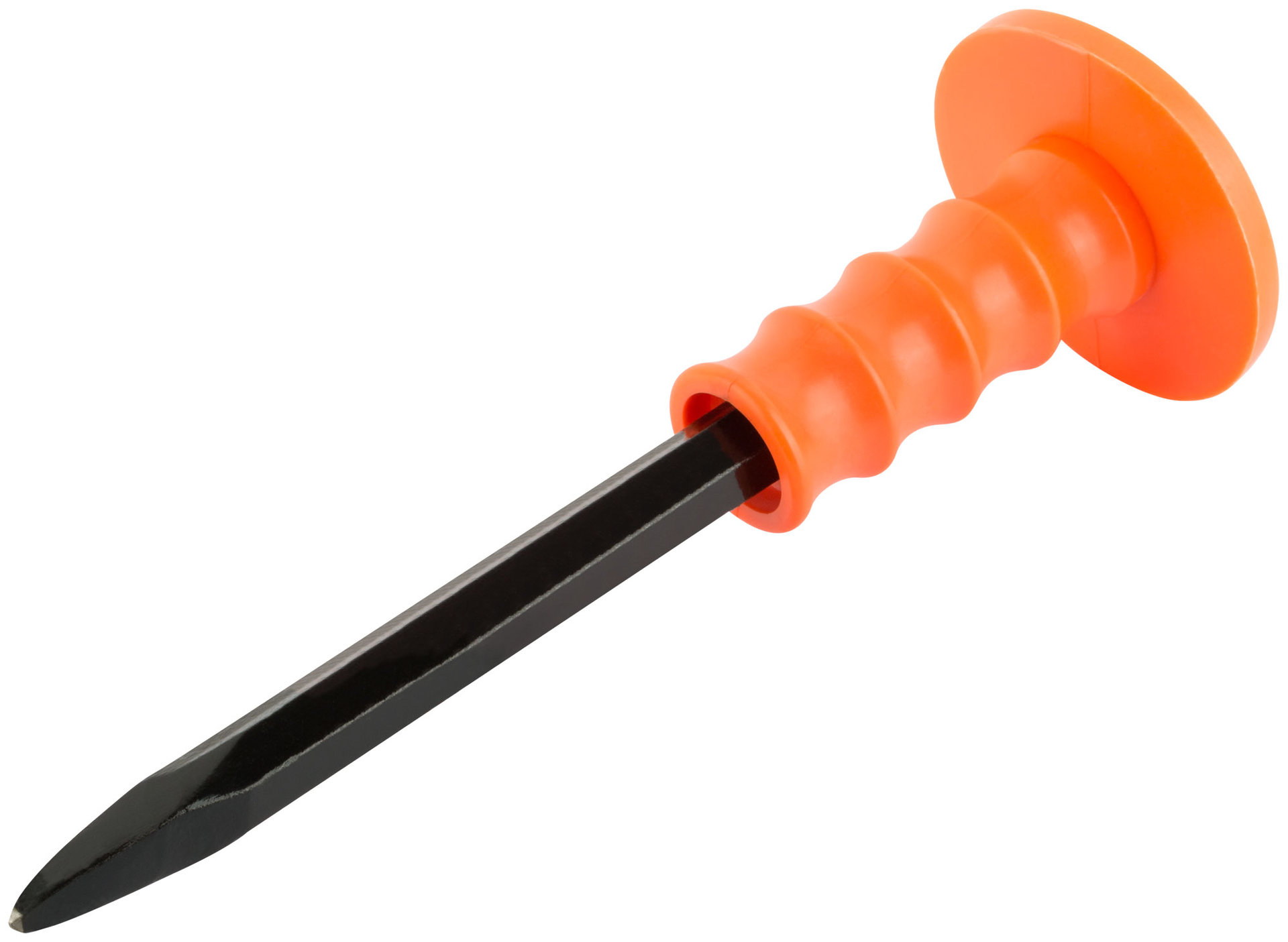 Зубило пикообразное с пластиковым протектором 250х14 мм (46825)