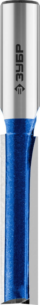 Фреза пазовая прямая 12?51 мм с нижними подрезателями хвостовик 12 мм ЗУБР Профессионал 28755-12-51