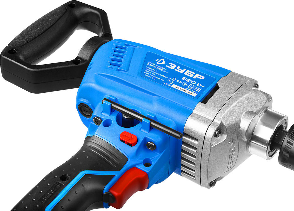 Дрель-миксер 820 Вт, 13 мм ЗУБР Профессионал ЗДМ-820 РМ