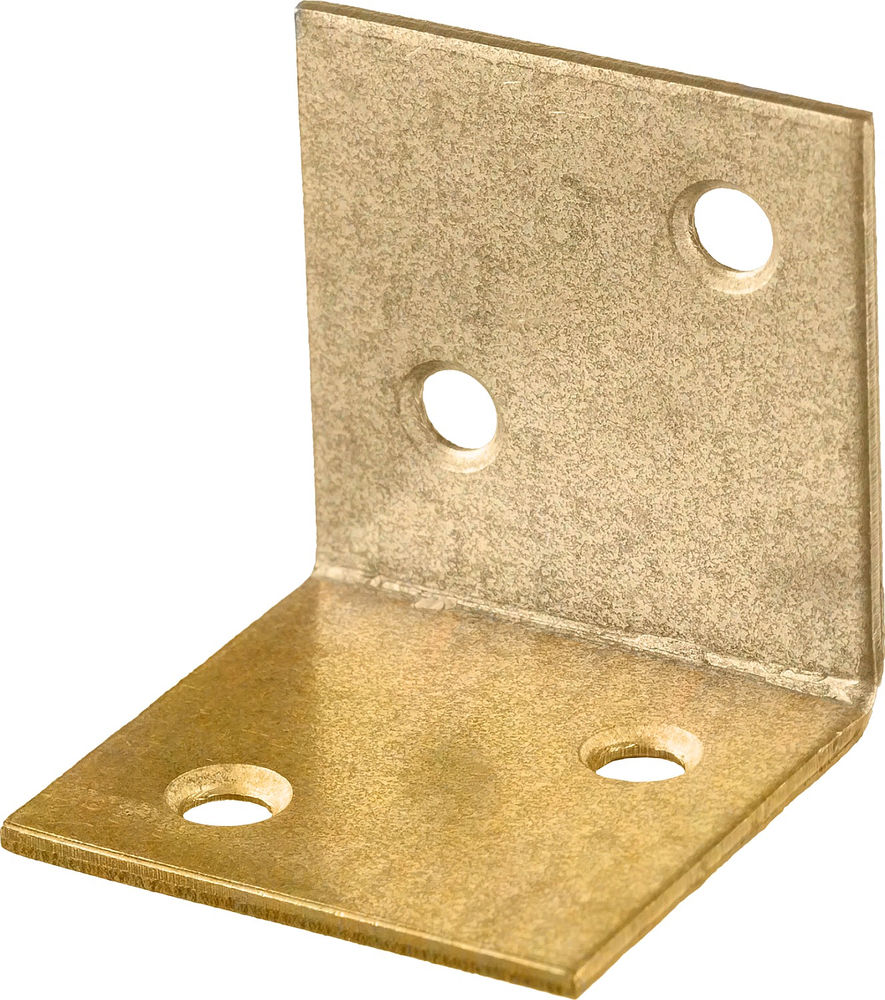 Широкий мебельный уголок 30 x 30 x 30 x 2 мм желтый цинк ЗУБР УМШ-2.0 31033-30