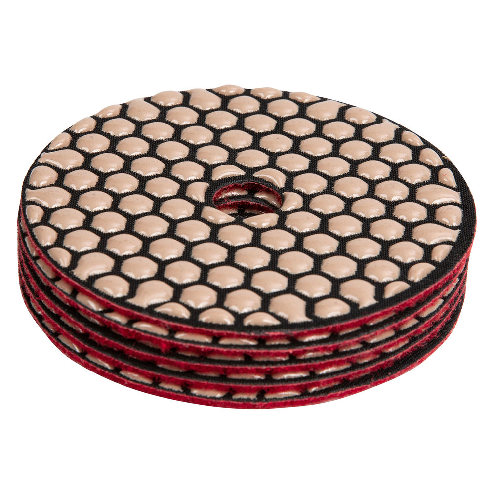 Алмазный гибкий шлифовальный круг, 100 мм, P100, сухое шлифование, 5 шт. Matrix (73501)