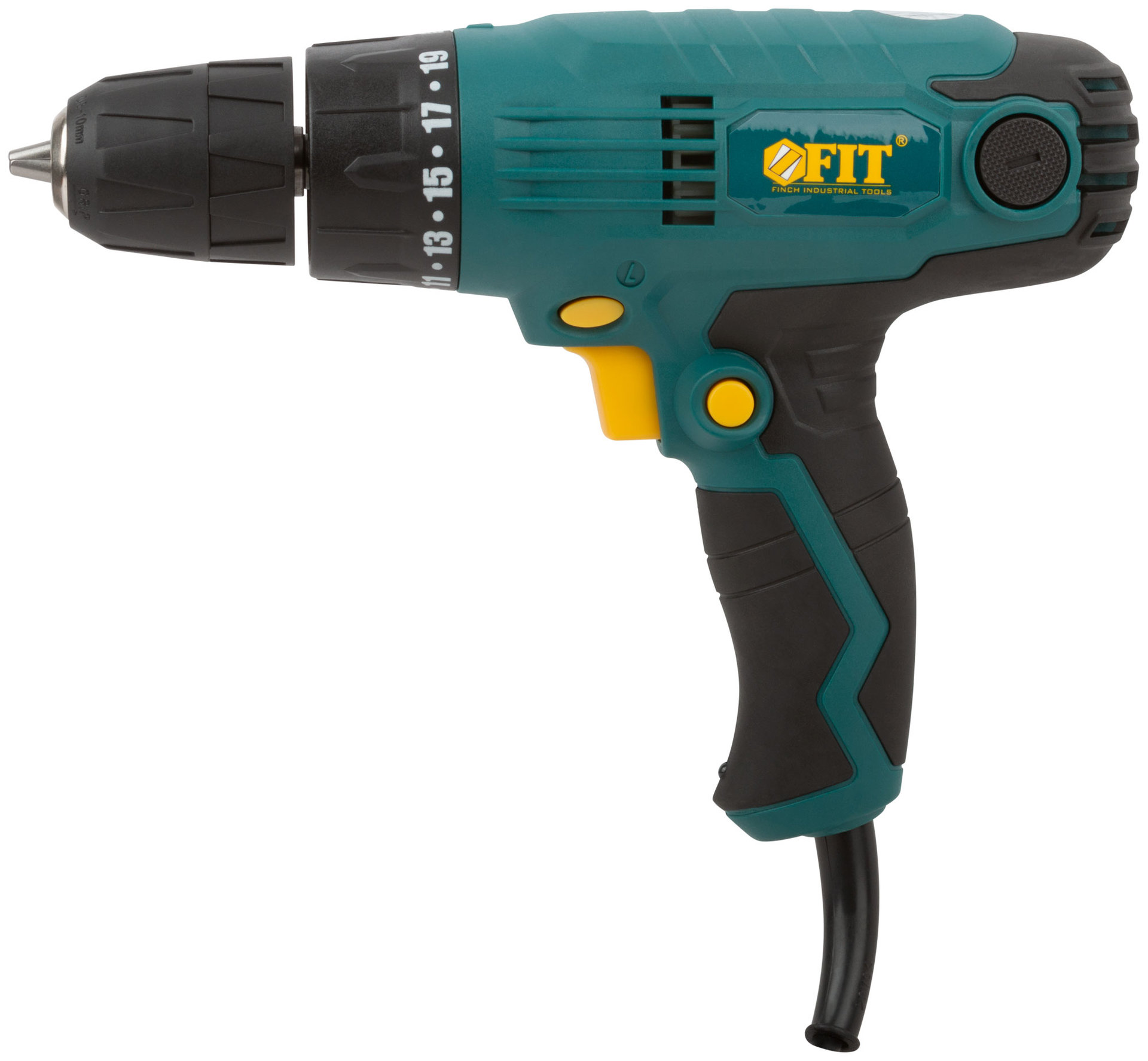 Дрель-Шуруповерт эл. 300 Вт; 0-750 об/мин; БзП 10 мм; рез. накл.; 22 Нм; 19+1; БС щеток; 1,2 кг; коробка (80008)