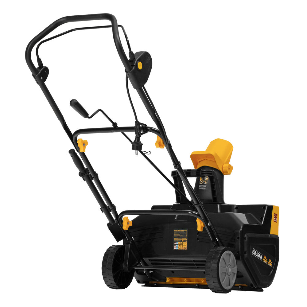 Электрическая снегоуборочная машина ESB-560-M, 2,5 кВт, металлический шнек, LED фара Denzel (97629)