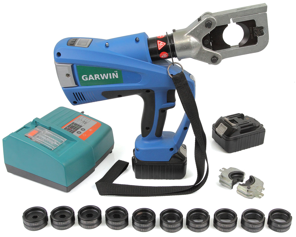 Инструмент электрогидравлический универсальный аккумуляторный 3 в 1, 6,5 т GARWIN PRO 814030-1