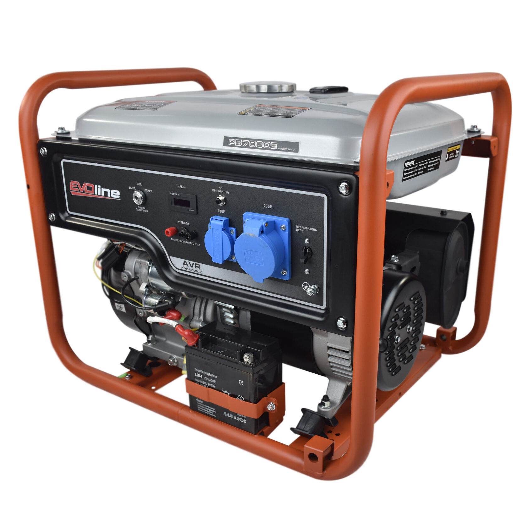 Генератор бензиновый EVOline PB 7000 E (произведено Zongshen)