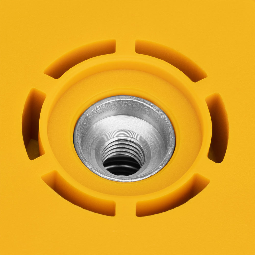 Катушка универсальная триммерная, гайка М8 х 1.25, гайка М10, винт М8-М10, левая резьба, шаг 1.25 мм Denzel (96312)