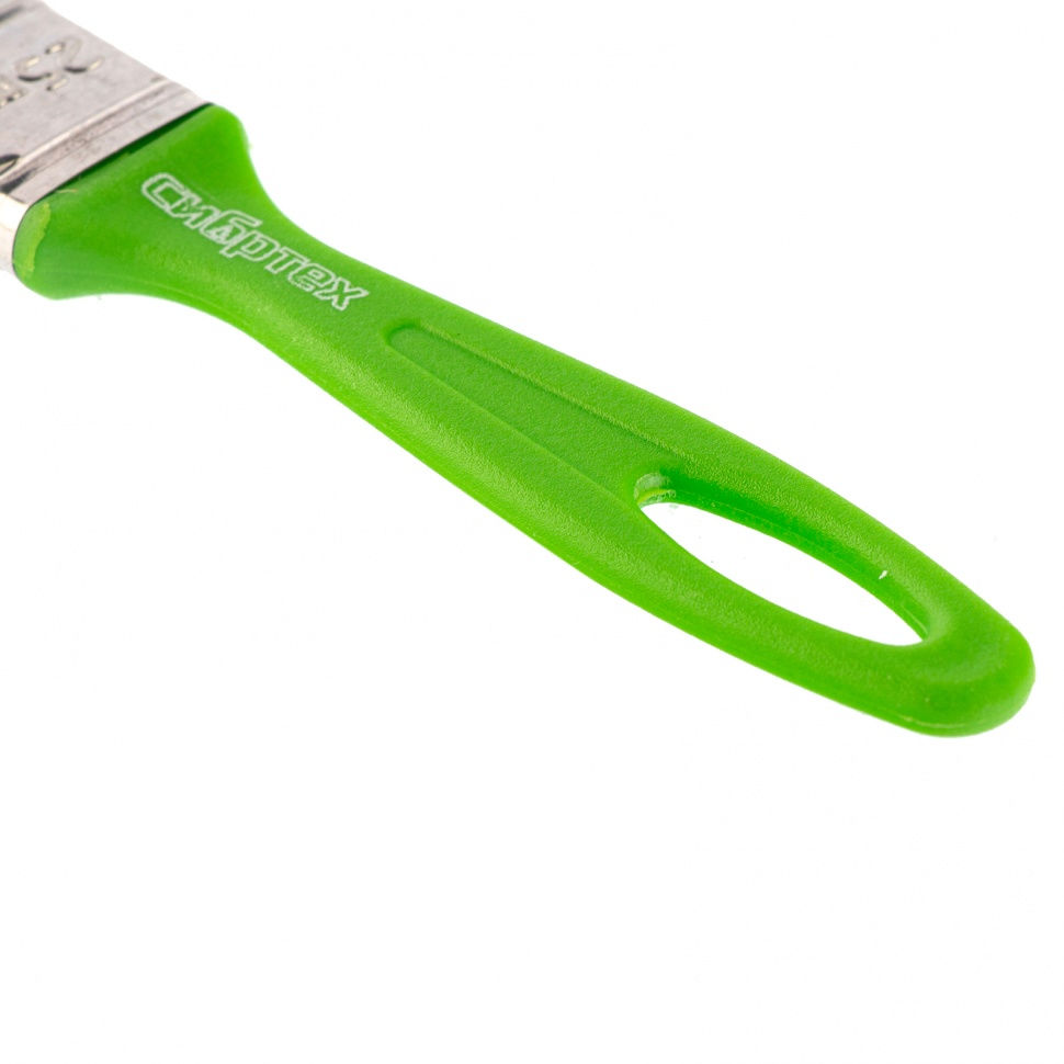 Кисть флейцевая Евро, 25 x 8, натуральная щетина, пластиковая ручка Сибртех (83300)