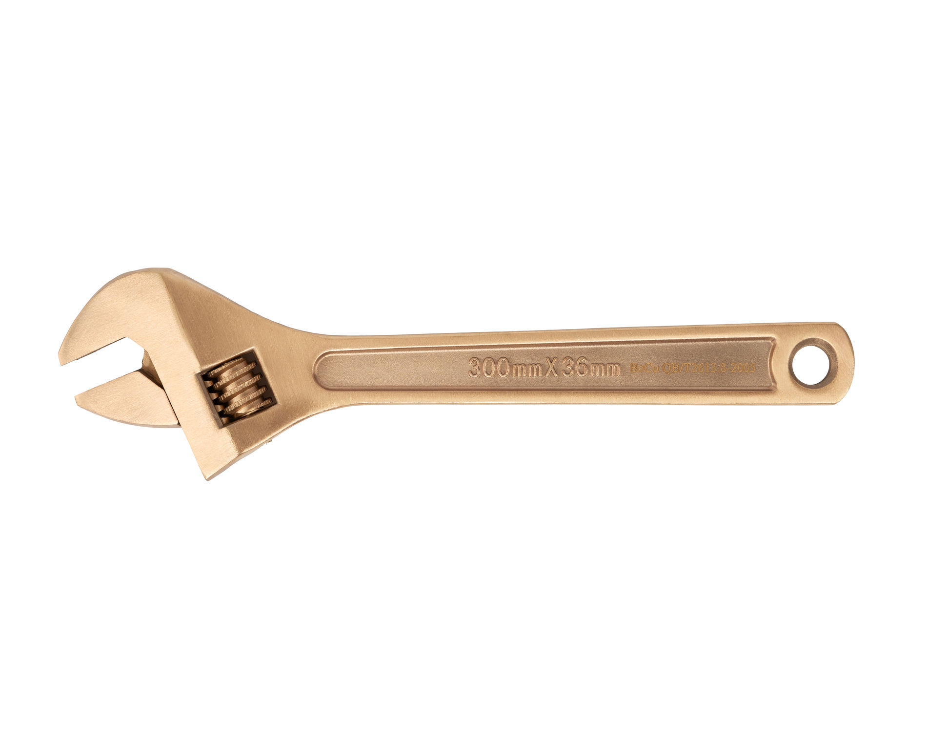 Ключ гаечный разводной шведский КР-36 искробезопасный сплав BeCu 125-1010, HORTZ