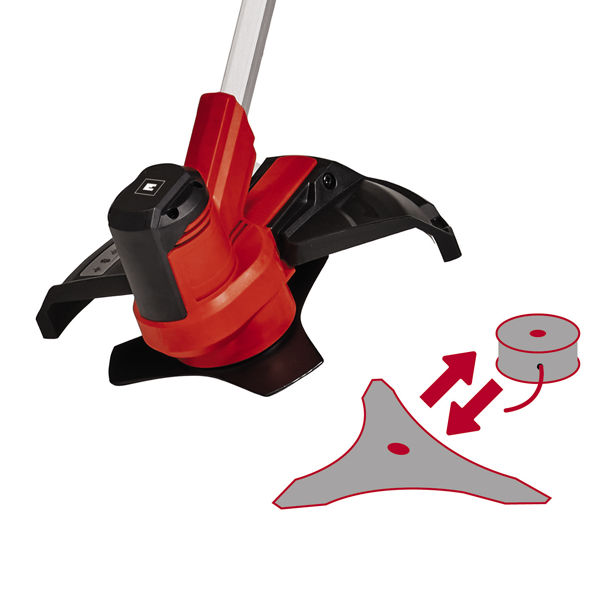 Коса аккумуляторная Einhell PXC AGILLO 18/200, 18В,нож+леска,вел.рукоятка + 1 акк.4 Ач + ЗУ 3 А (3411310SET)