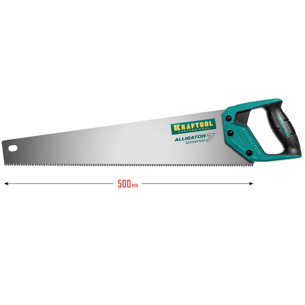 Универсальная ножовка Alligator Universal 7, 500 мм KRAFTOOL 15004-50_z01