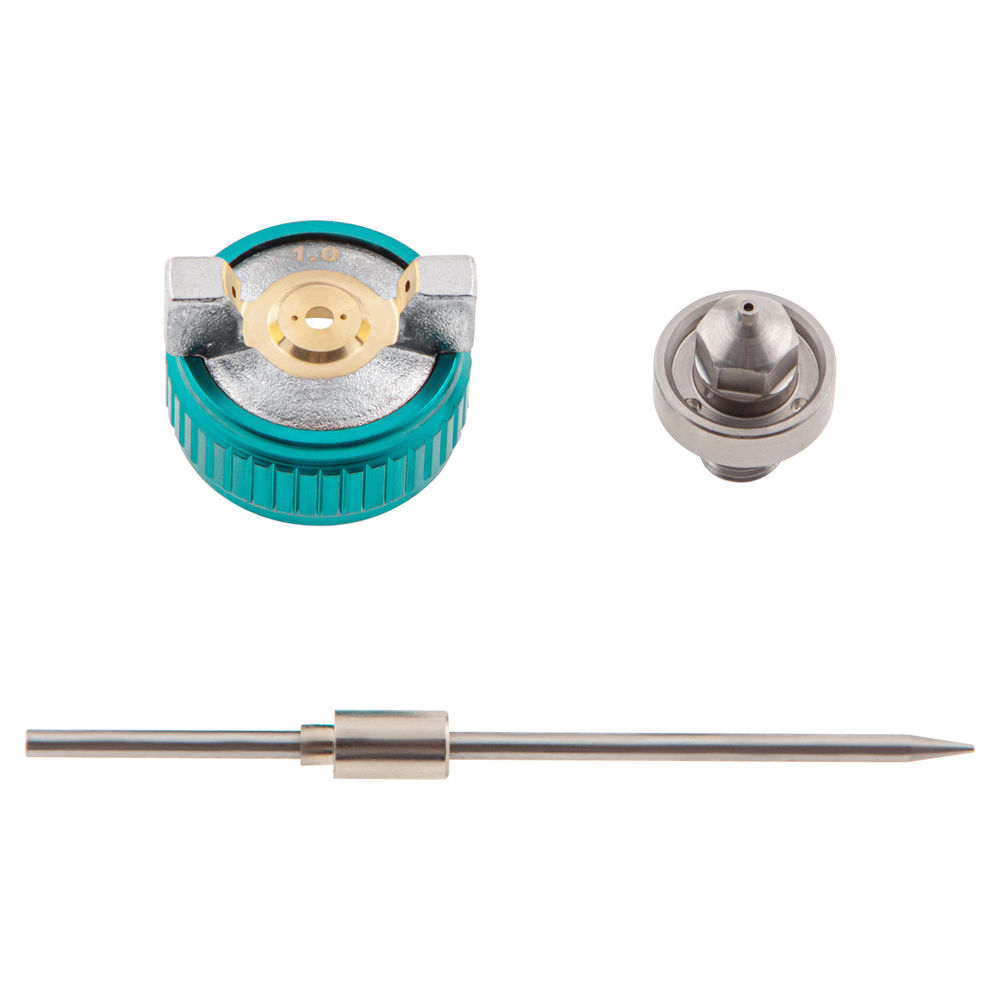 Краскораспылитель AG 810 HVLP, гравитационный, сопло 0.8 мм и 1 мм Stels (57361)