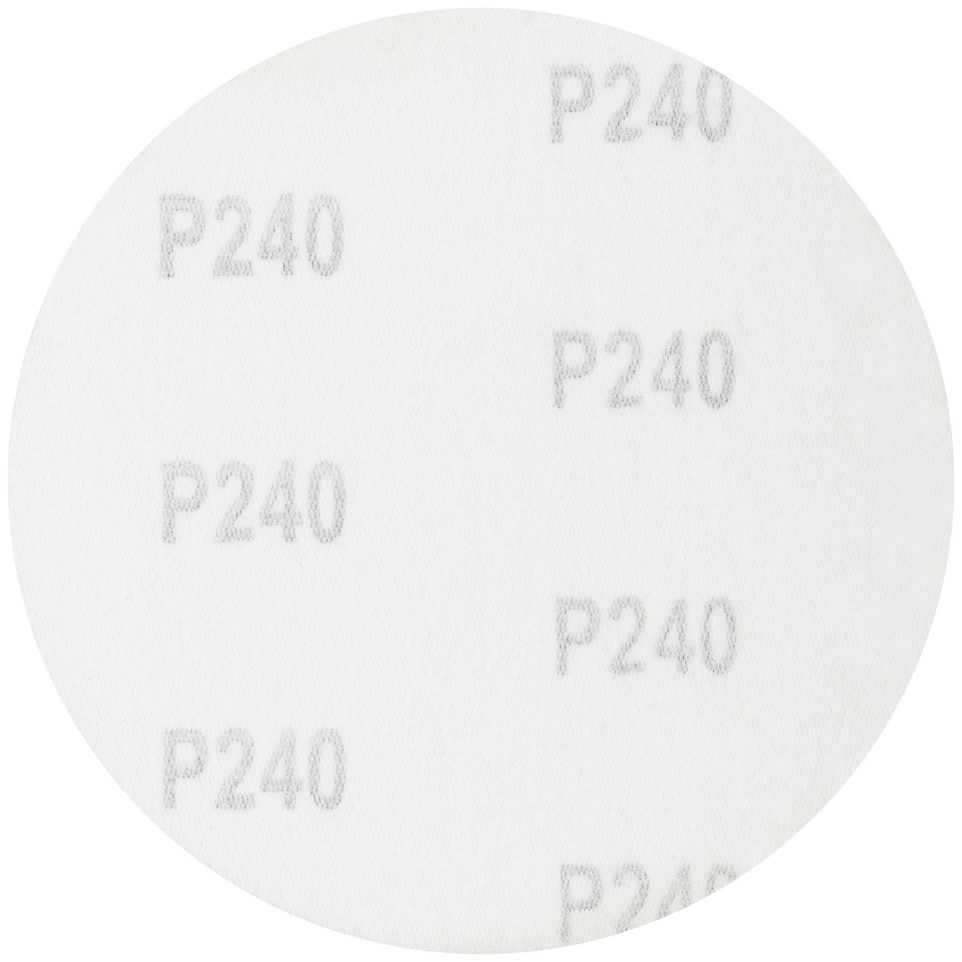 Круги шлифовальные сплошные (липучка), алюминий-оксидные, 125 мм, 5 шт. Р 240 (39779)