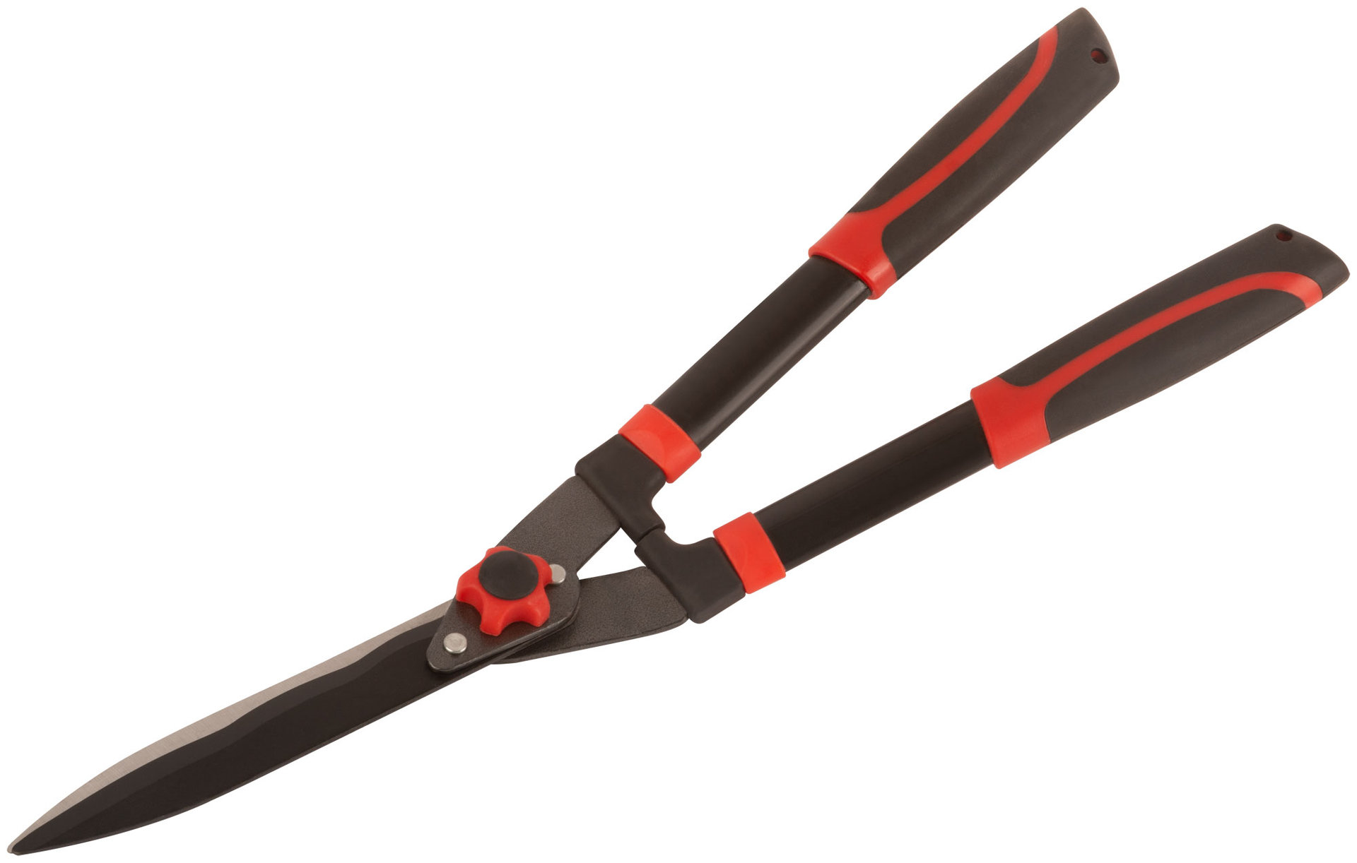 Кусторез, прямые лезвия с тефлоновым покрытием, стальные ручки с прорезиненными рукоятками 610 мм (77109)