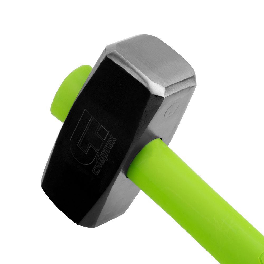 Кувалда, 4000 г, фибергласовая обрезиненная рукоятка// Сибртех