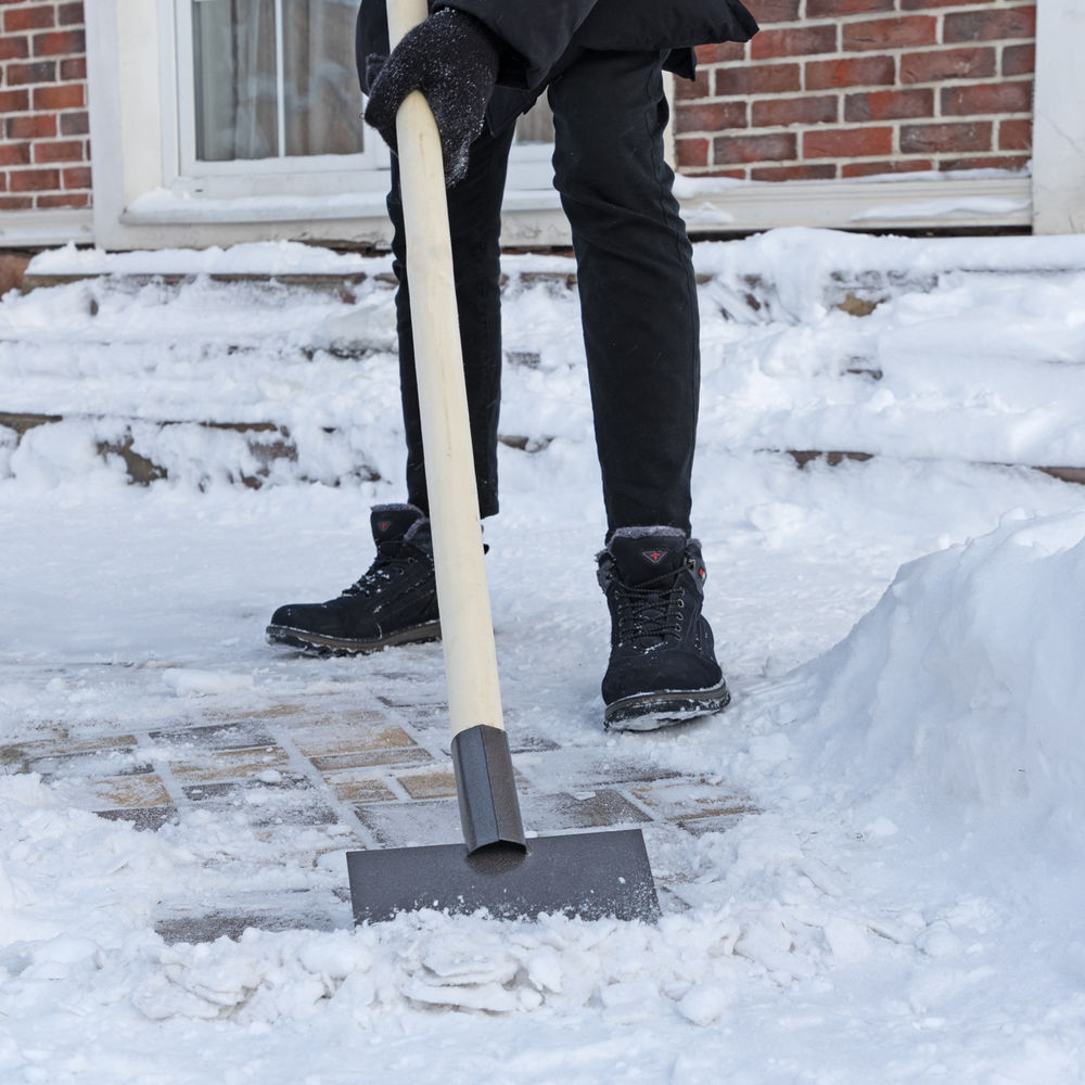 Ледоруб-скребок 200 мм, 1 кг, деревянный черенок, Сибртех (61664)