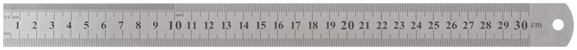 Линейка нержавеющая 300х28 мм