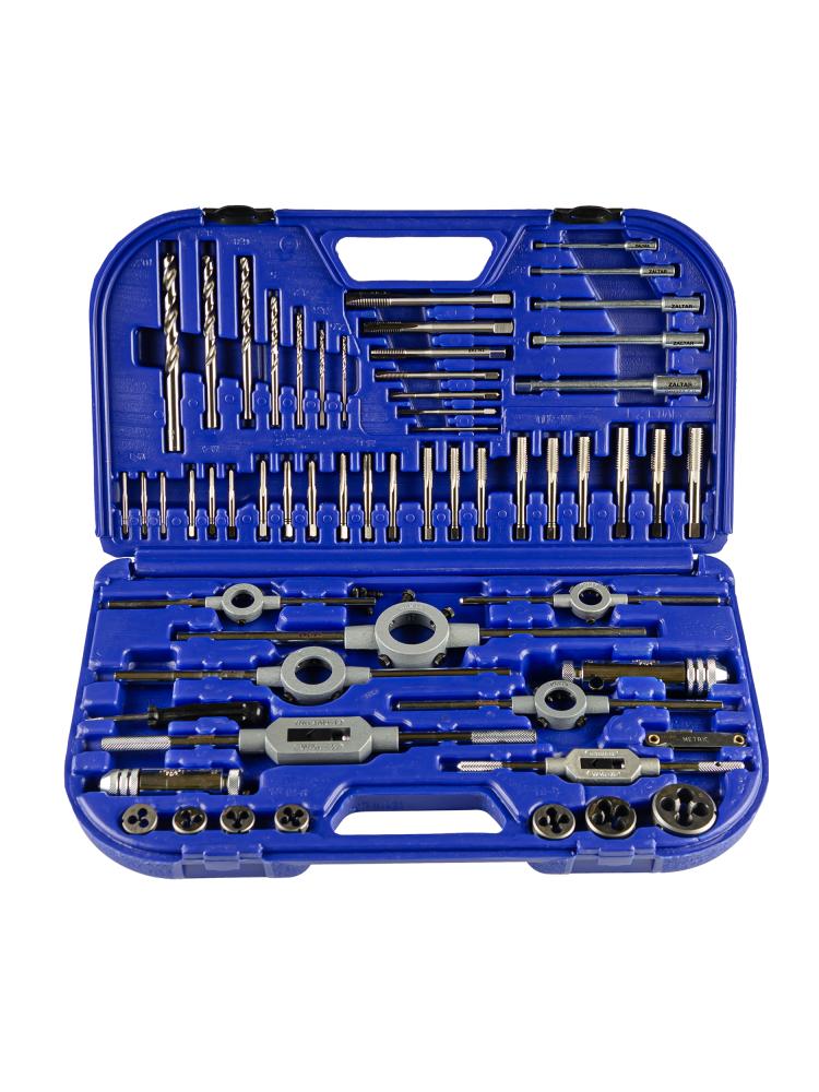Набор резьбонарезного инструмента KH46S HSS, 58 пр., M3-M4-M5-M6-M8-M10-M12 (ZA-450000)