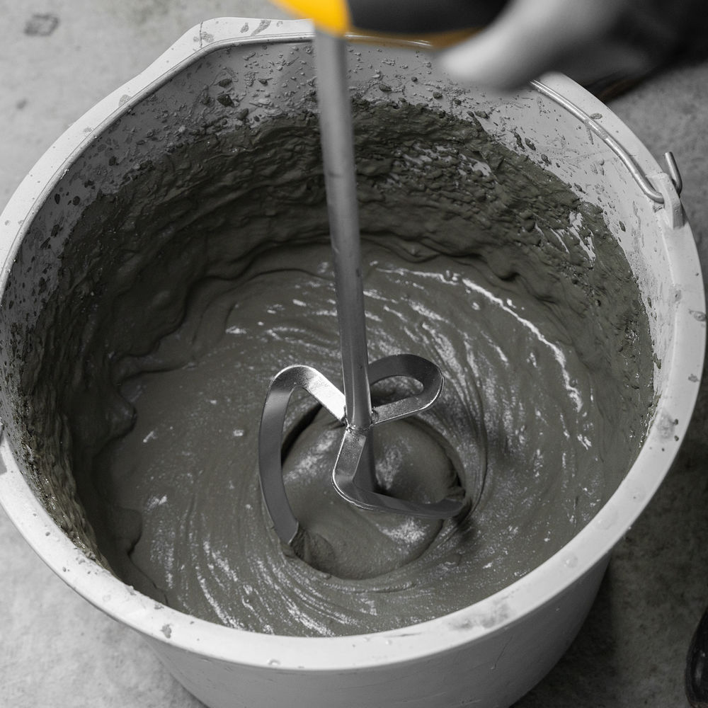 Насадка для миксера, для легких растворов, 120 х 590 мм, оцинкованная, хвостовик резьба М14 Сибртех (848977)