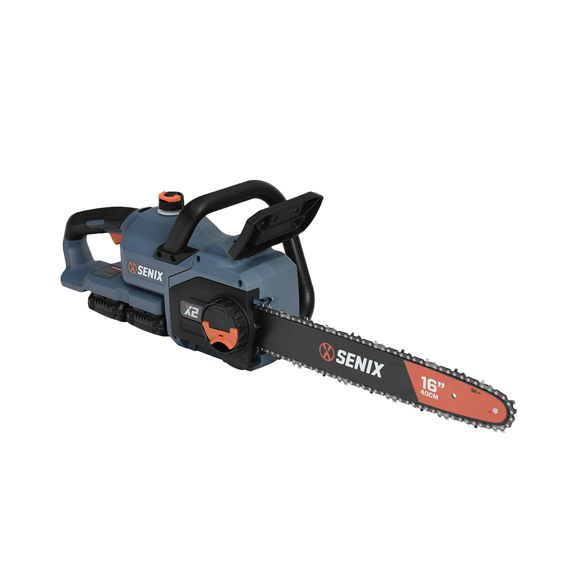 Пила цепная аккумуляторная серия 2Х2, 40V, 40 см , бесщёточный мотор