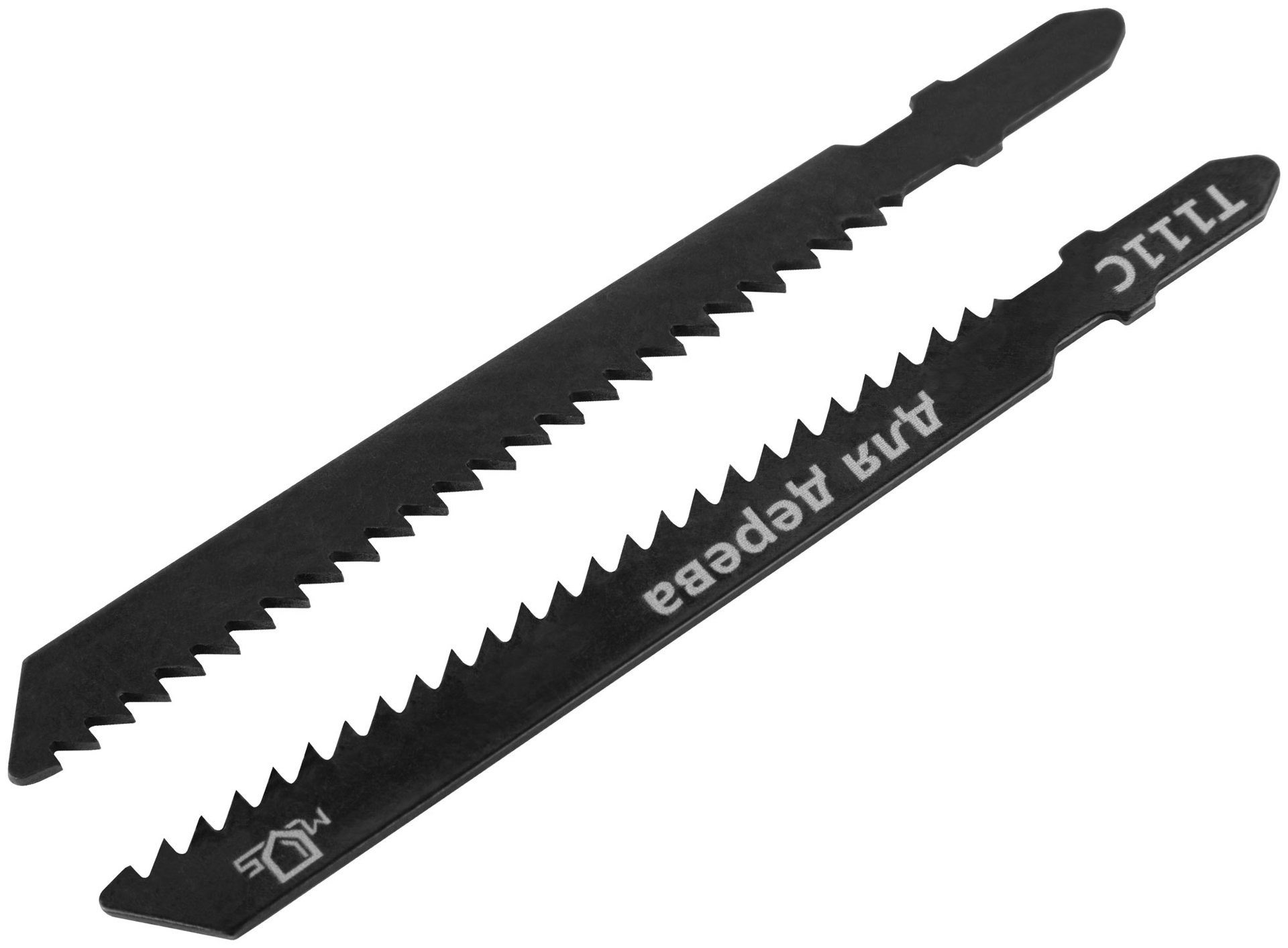 Полотна для эл. лобзика, Т111С, по дереву, HCS, 100 мм, 2 шт. (40809М)