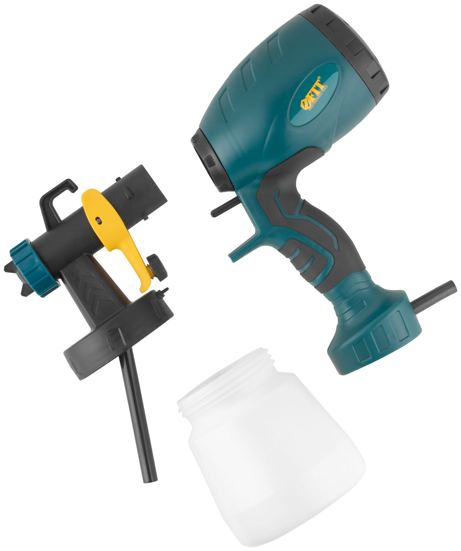 Распылитель электрический 500 Вт; 2,5 мм; 800 мл; 40 din/сек; 800 мл/мин; HVLP; коробка (80990)