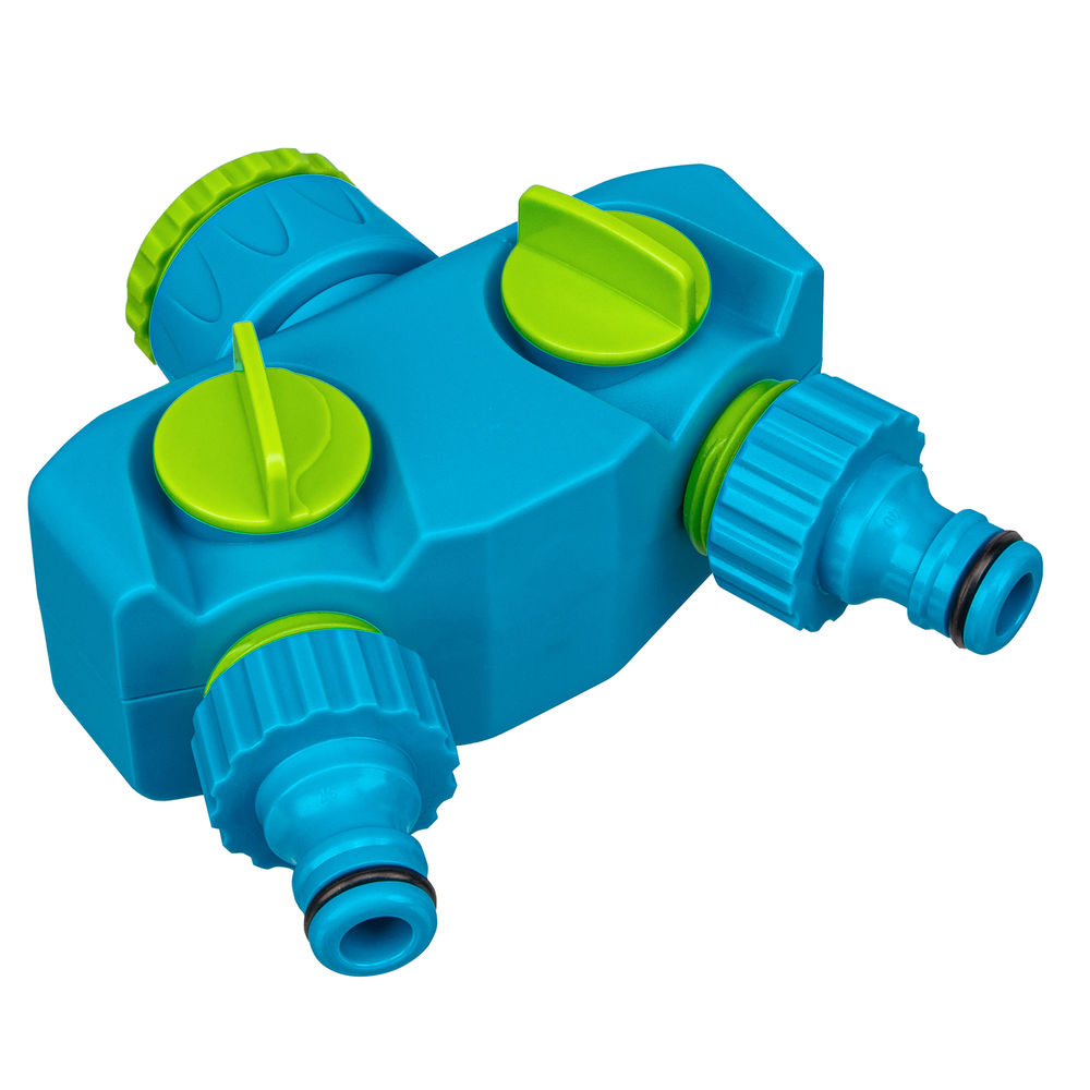 Разветвитель двухканальный, пластиковый Palisad Luxe (65786)