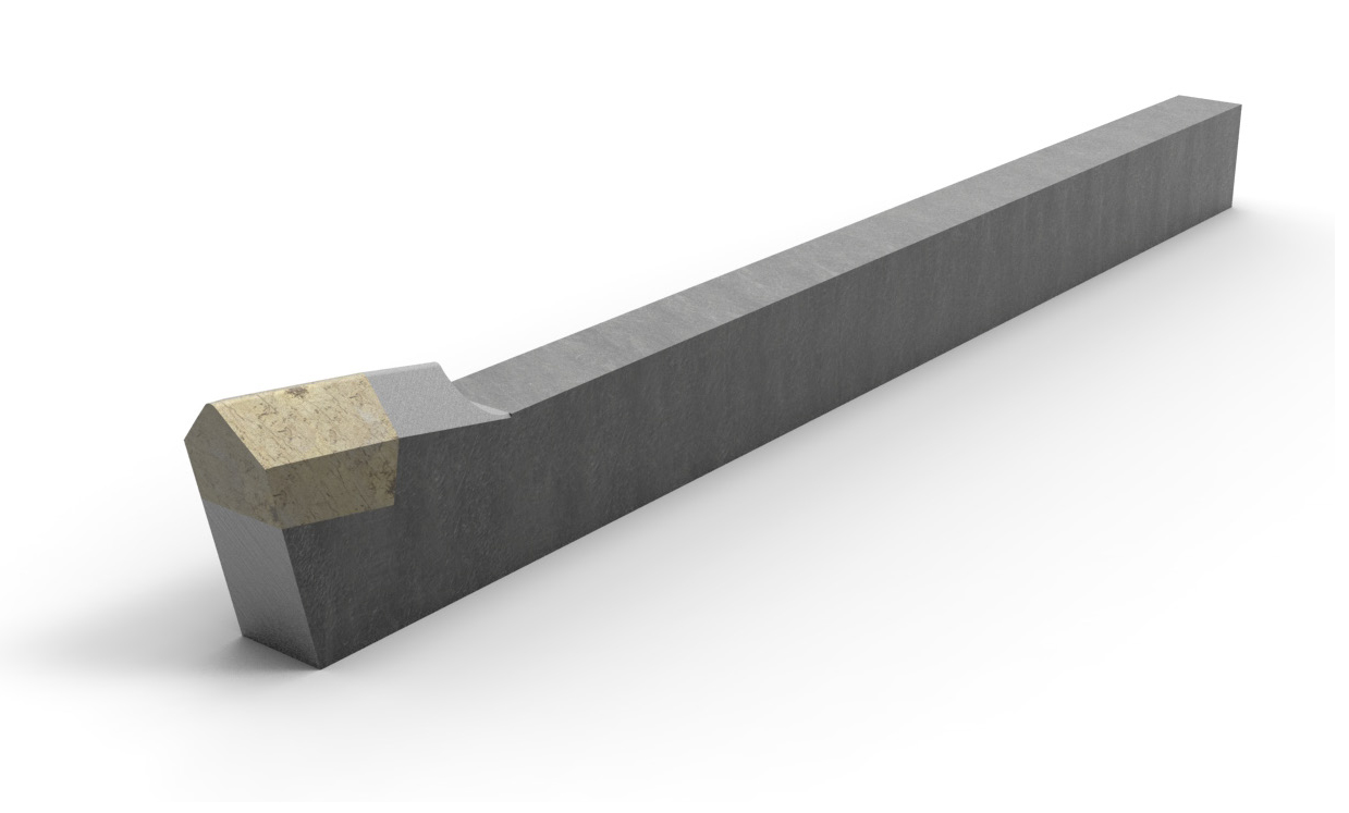 Резец долбежный проходной двухсторонний из быстрорежущей стали (Р6М5) 2180-0804  40х25х450, I=55 ГОСТ 10046-72 КИЗ