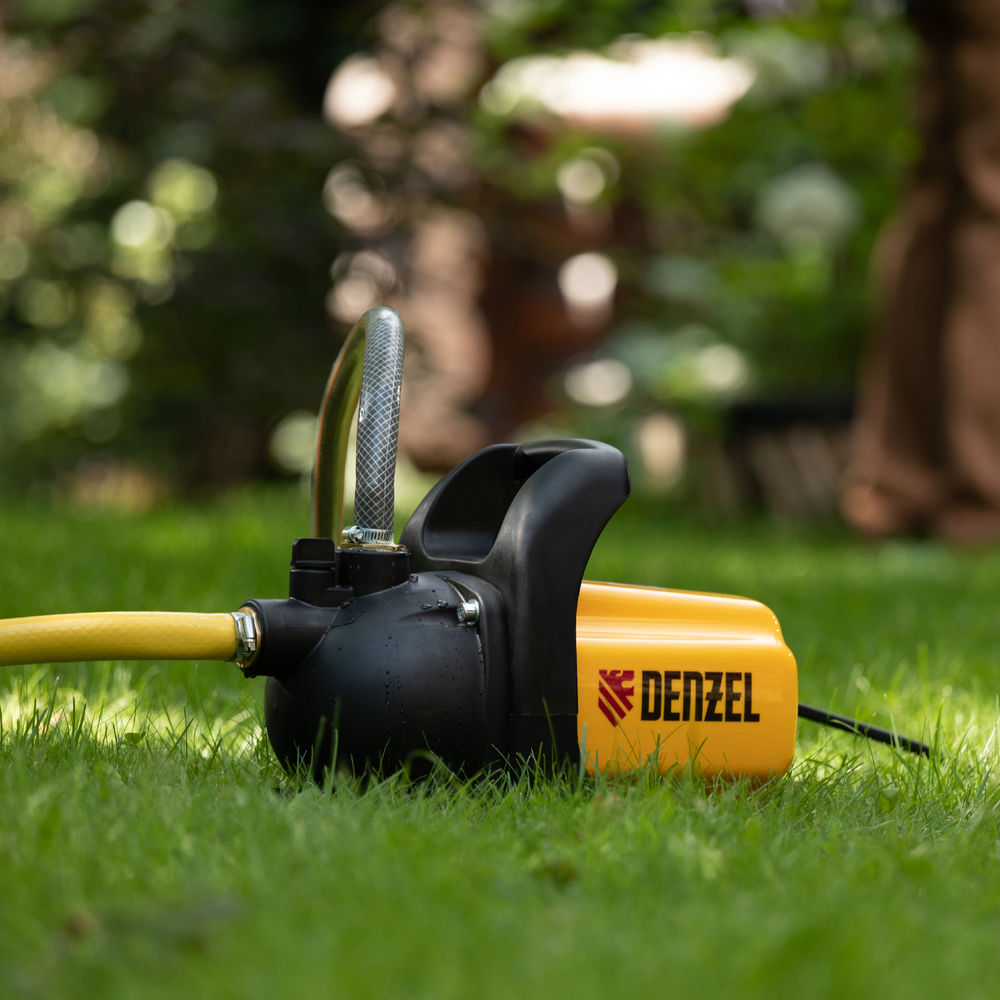 Садовый поверхностный насос GP 600, 600 Вт, 3000 л/ч, подъем 35 м, пластик Denzel (97201)