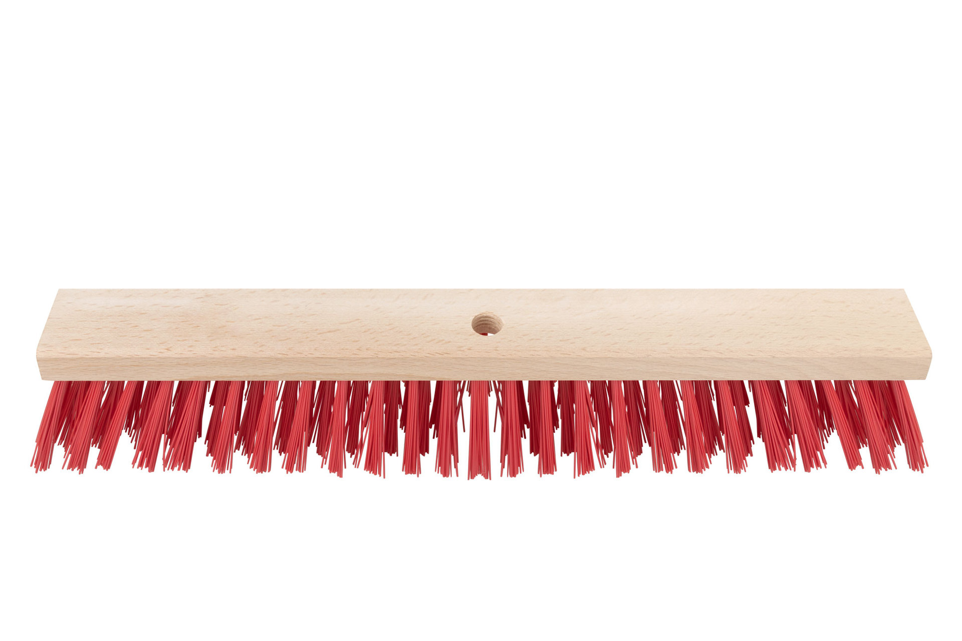 Щетка уличная Профи деревянная, жесткая щетина, отверстие с резьбой под углом, 5-ти рядная, 500х65 мм (68053)