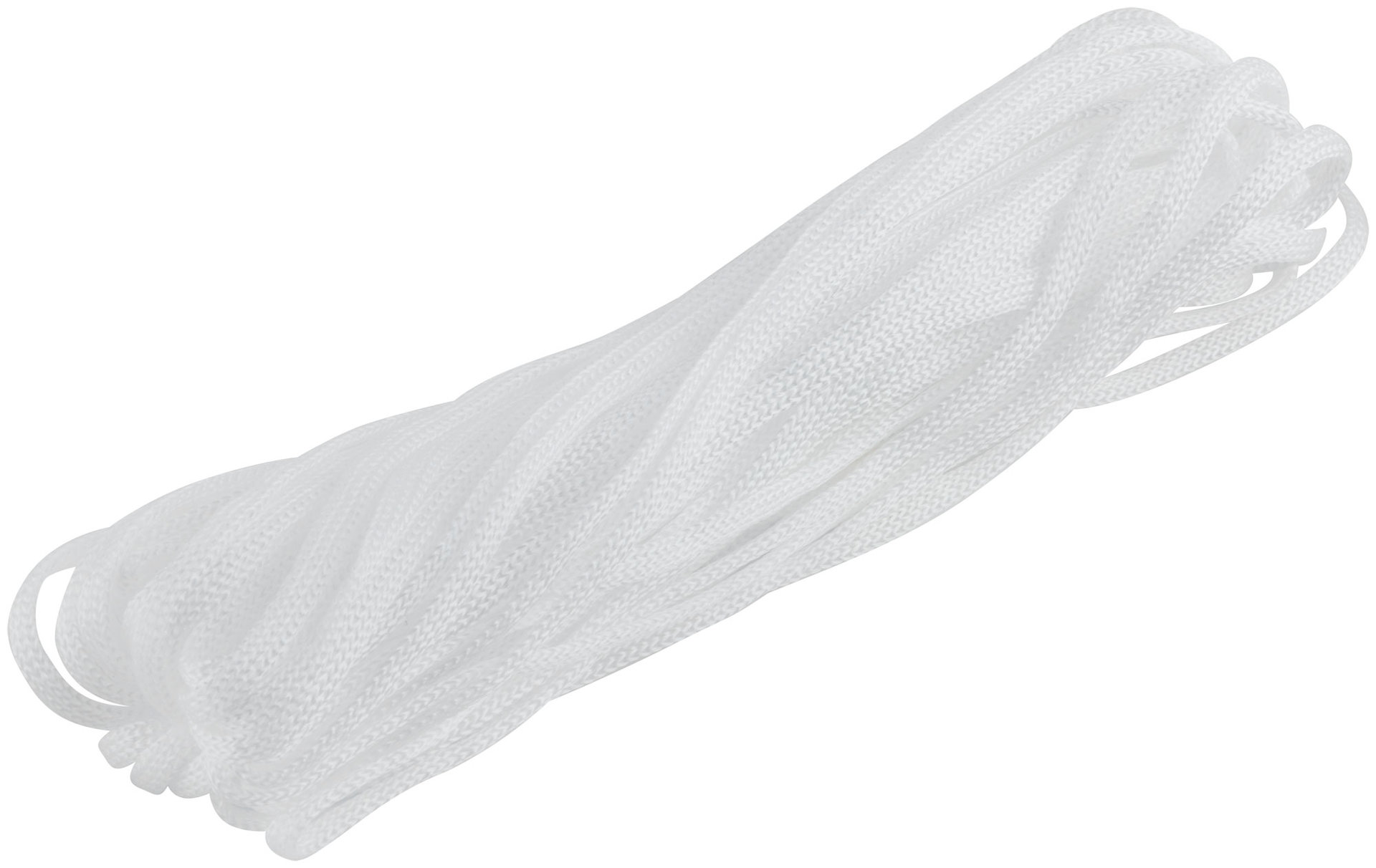 Шнур вязаный полипропиленовый без сердечника 6 мм х 20 м, р/н= 67 кгс (68346)