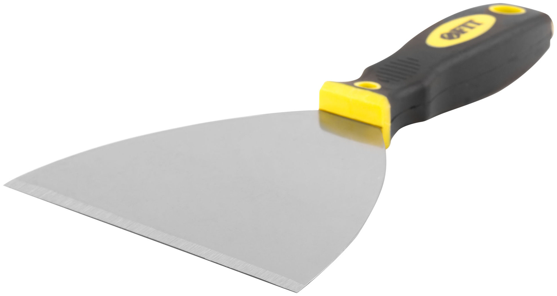 Шпатель для удаления ржавчины Профи, толщ. лезвия 1 мм, двухкомп.ручка с метал.бойком 5 (125 мм) (06675)