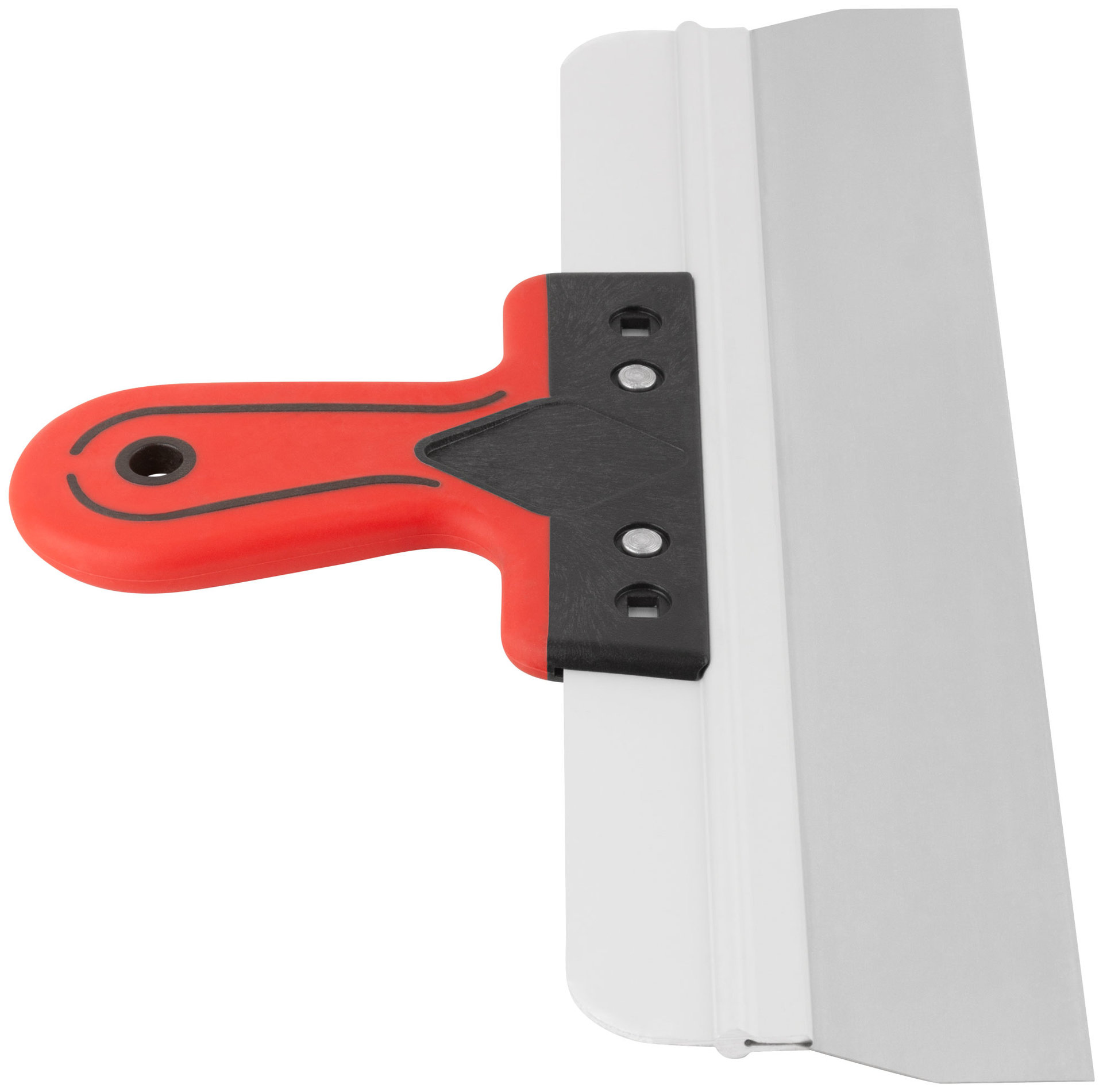 Шпатель фасадный Профи, нержавеющая сталь, прорезиненная ручка 350 мм (06425)