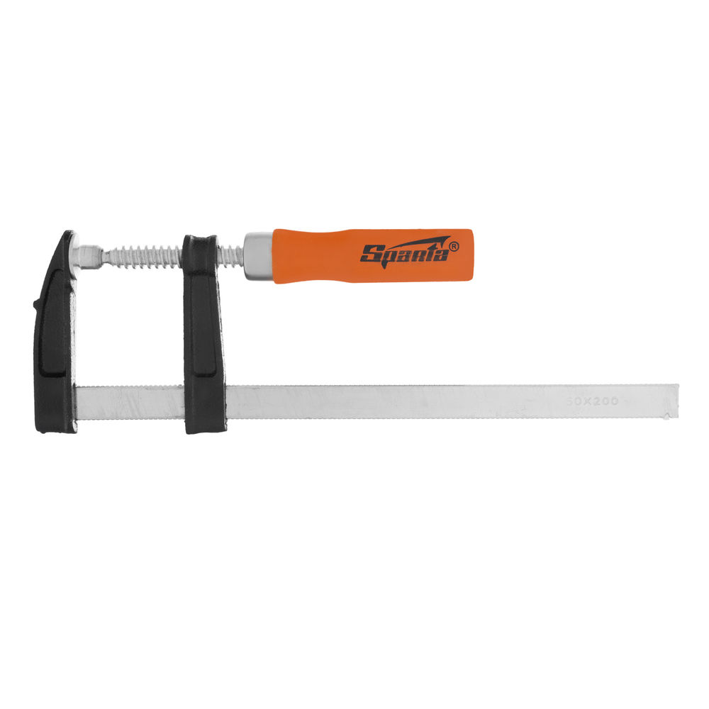 Струбцина F-образная, 200 х 50 мм Sparta (204265)