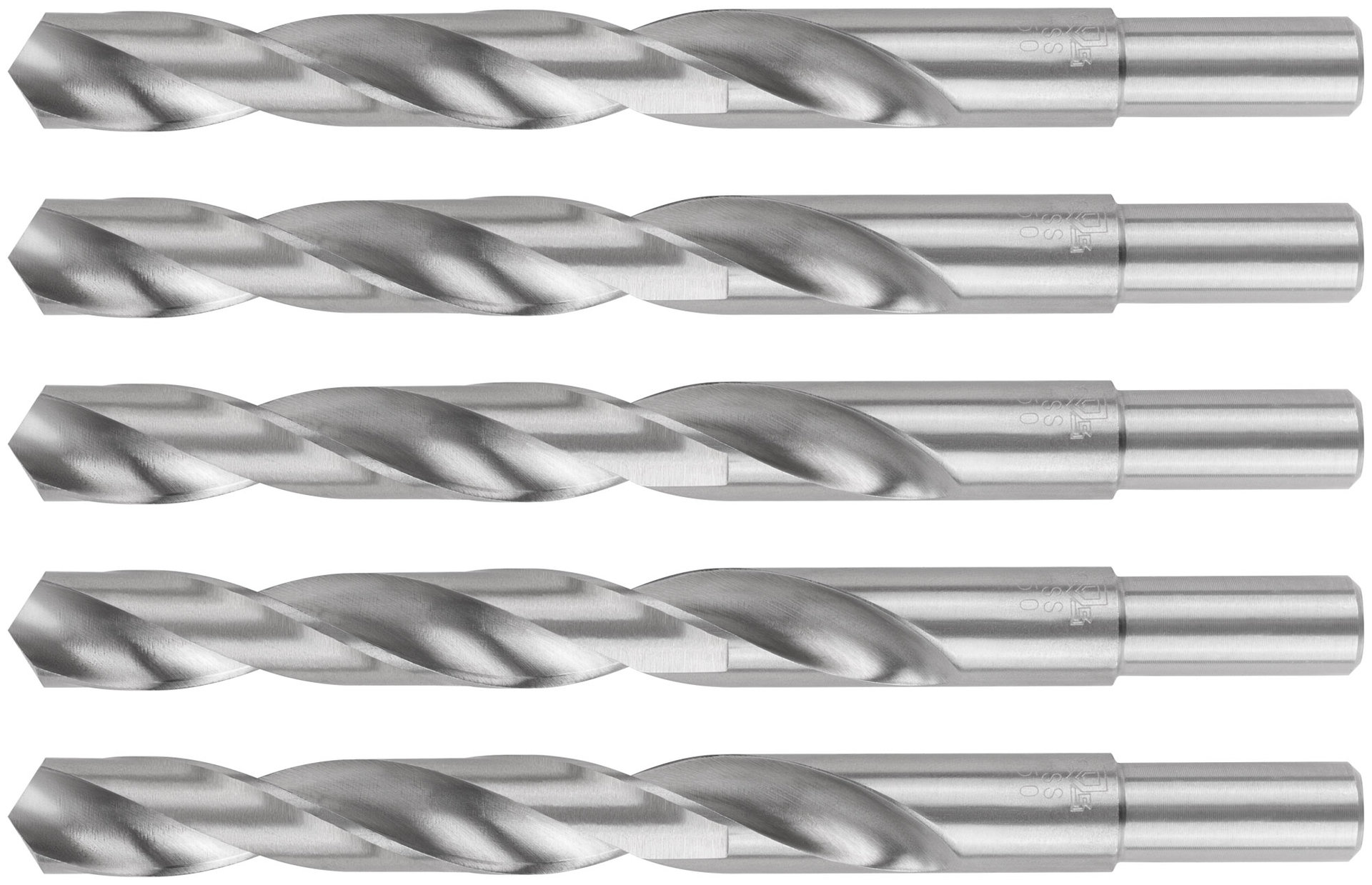 Сверла по металлу HSS, угол заточки 118°, 15,0 x 169 мм, (5 шт.) (35586М)