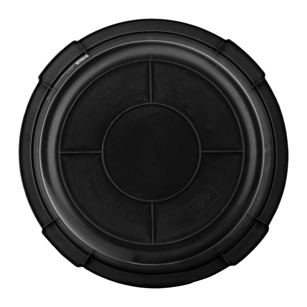 Таз круглый строительный, черный, 30 л, Сибртех (81455)